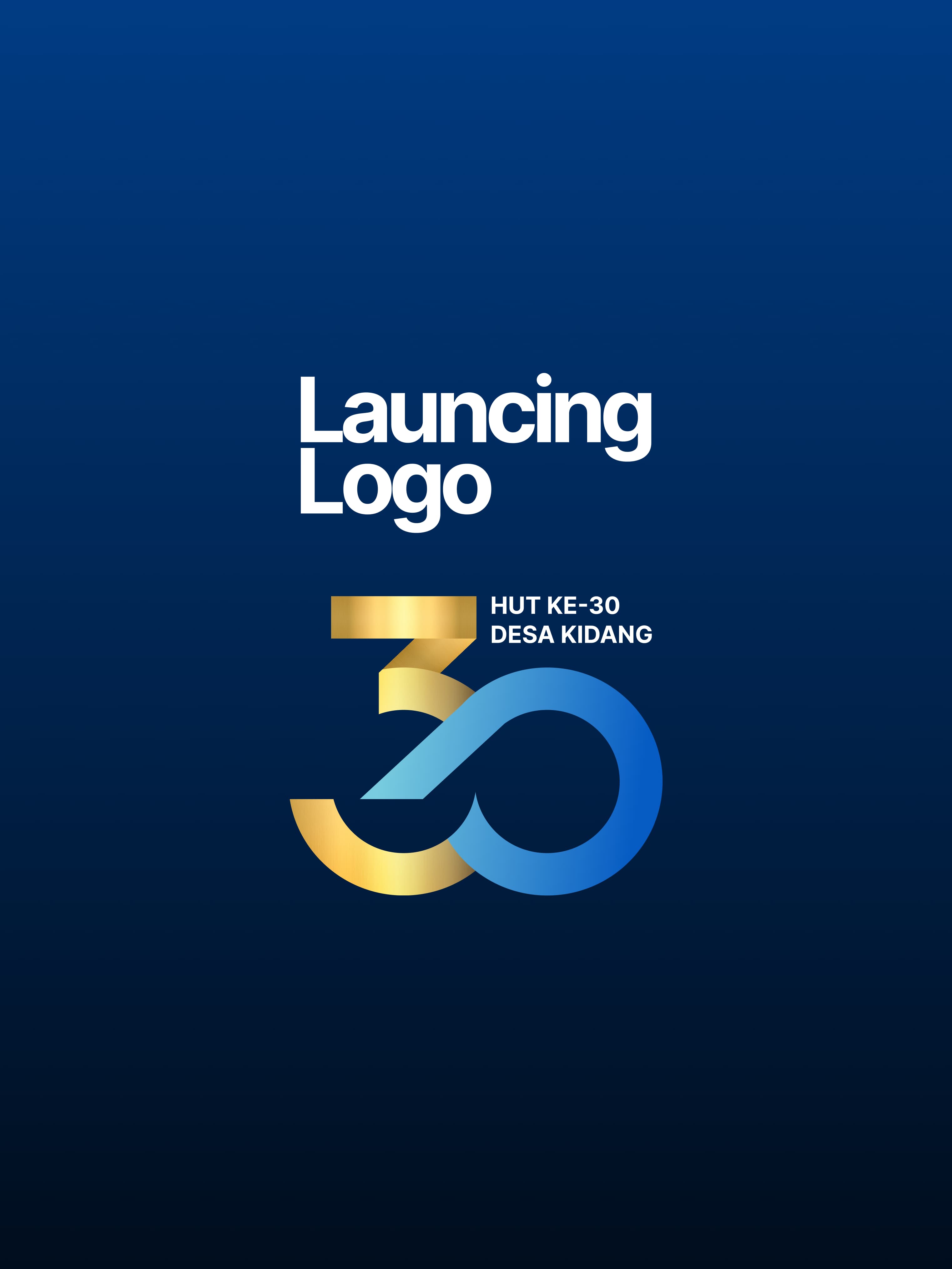 Panitia HUT Desa yang ke-30 Rilis Logo Baru