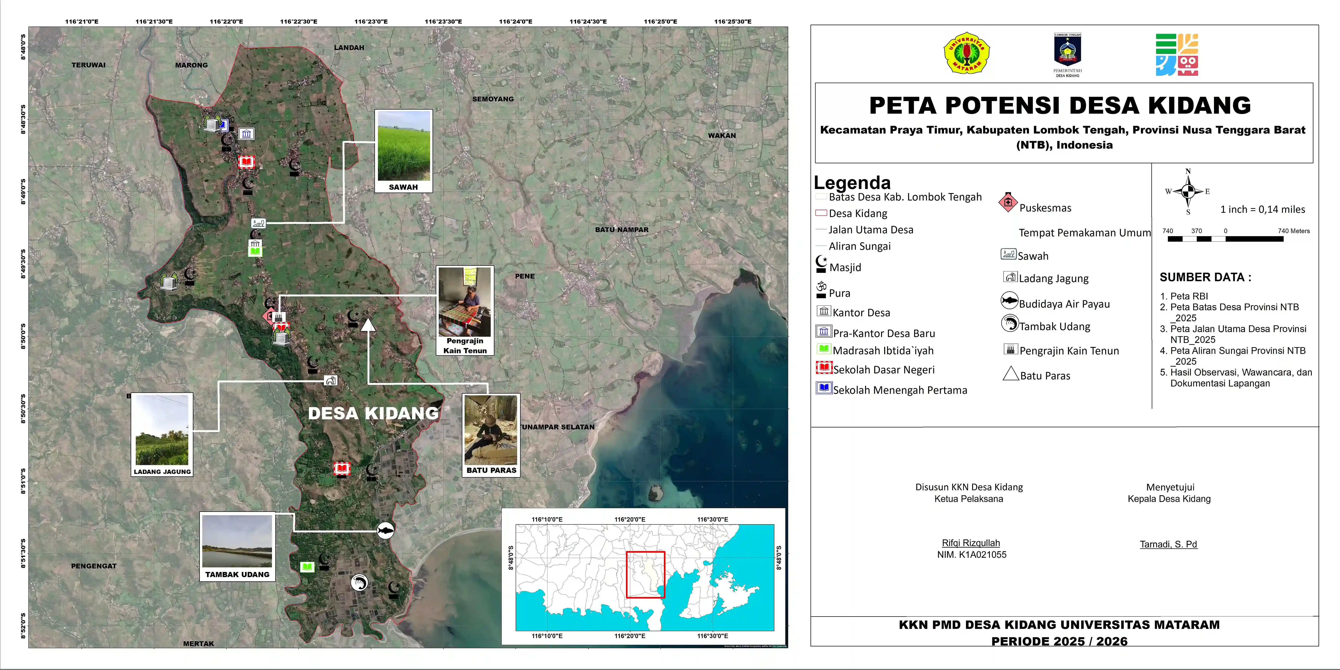 Potensi Desa Kidang Lombok Tengah